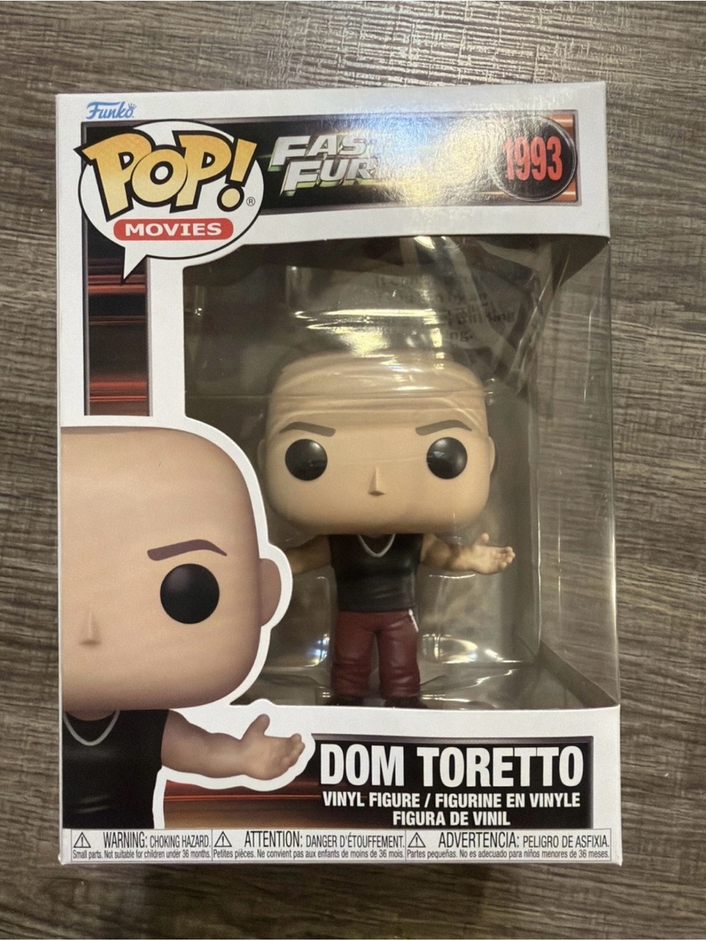 Funko Pop! Fast & Furious : Dom Toretto "Winning is winning" #1993 w/ Protector